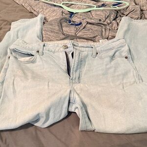 Old Navy Women's High Rise Jeans - Light Blue